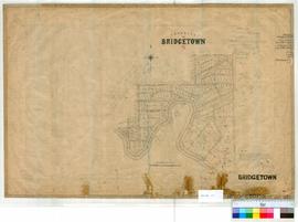 Bridgetown 26/8. Townsite of Bridgetown [new plan]. A. B. Fry [scale: 8 chains to 1 inch].