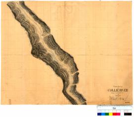 Chain survey of the Collie River by Thomas Watson, sheet 14 [Tally No. 005159].