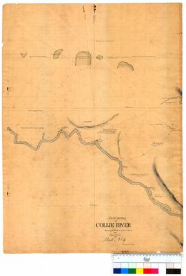 Chain survey of the Collie River by Thomas Watson, sheet 5 [Tally No. 005150].