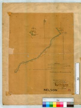 Nelson District Locations 25 and 40. As marked on the ground, 1864 and 1865
