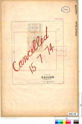 Callion Sheet 1 [Tally No. 503978].